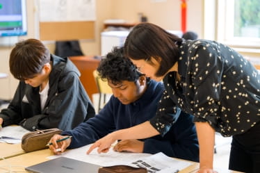 teacher and student