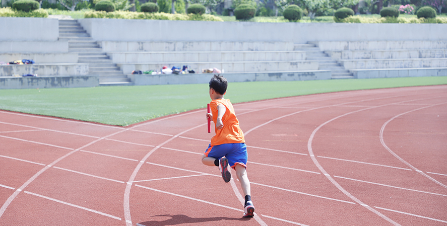 Sports day in elementary school