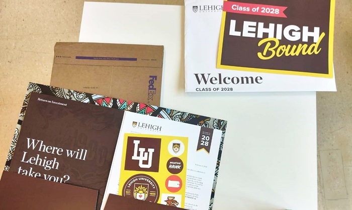 Lehigh University welcome pack