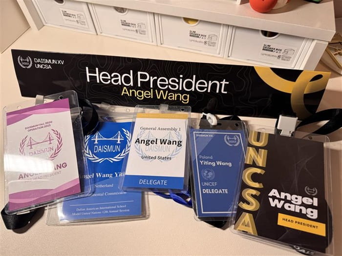 DAISMUN badges