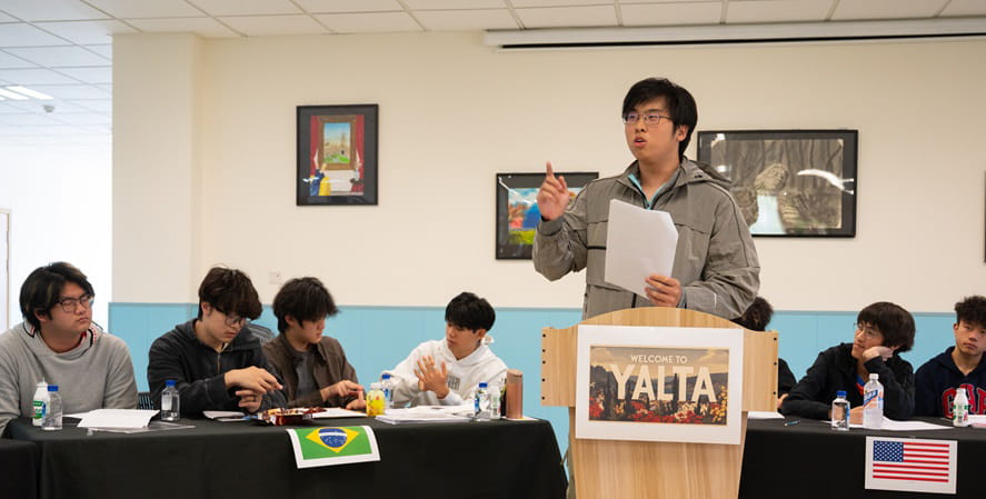 Historical conference simulation