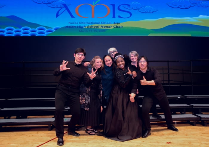 DAIS delegates at AMIS Honor Choir