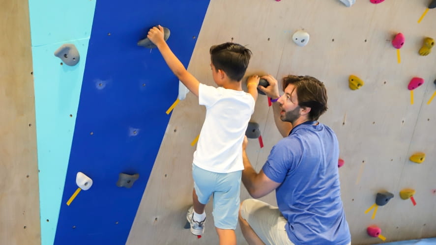 Climbing wall