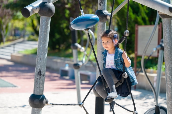 girl on a playground