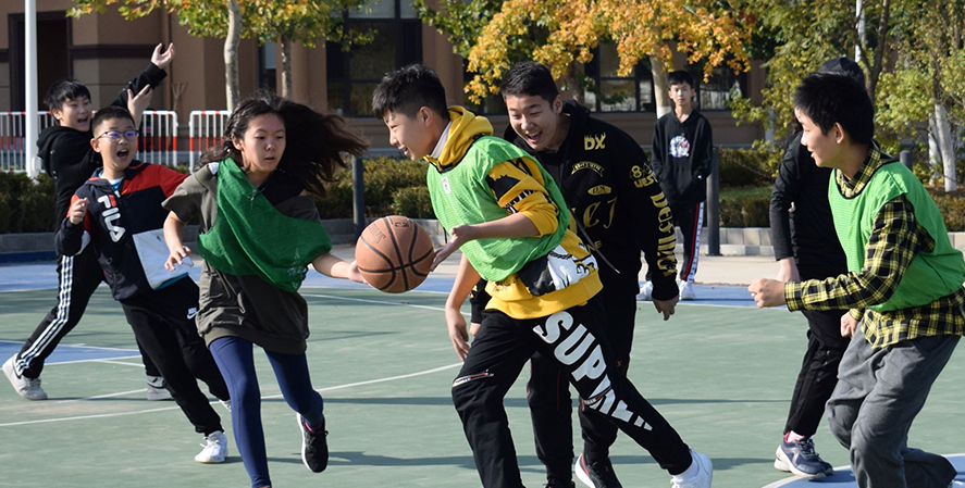 Middle school sports event