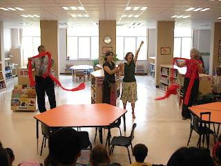Grand opening of the library