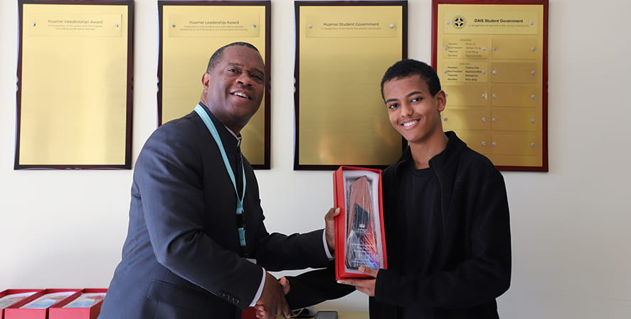 Speech contest winner